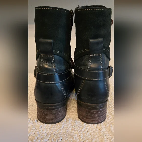 Taos Footwear Women's Crave Teal Leather Boots EU 42 - Picture 4 of 9